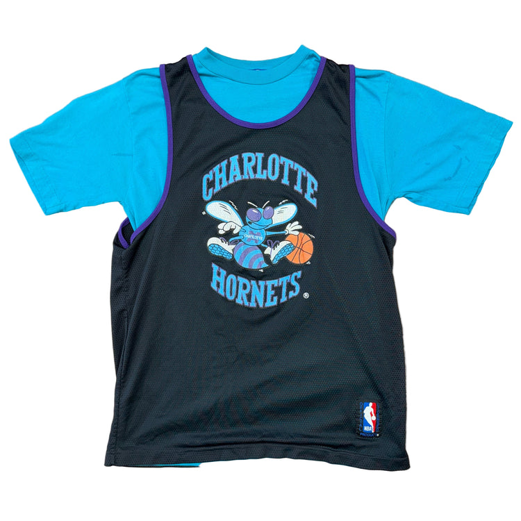 Starter Charlotte Hornets Mesh Jersey Tee Sz M