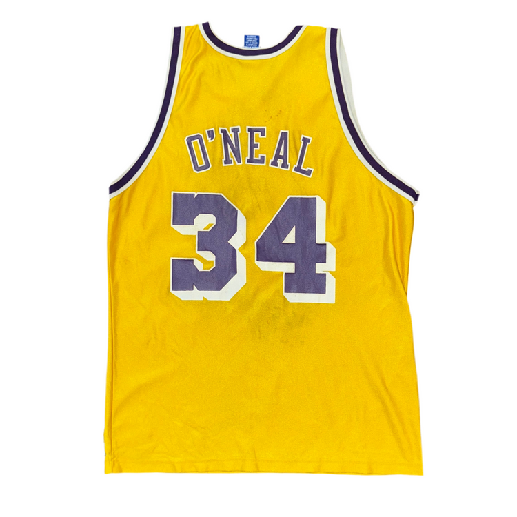 Champion Silk Los Angeles Shaquille O’Neal Jersey Sz XL