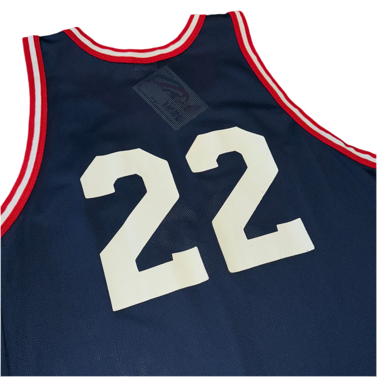Champion Houston Rockets Clyde Drexler Blank Jersey Sz XL