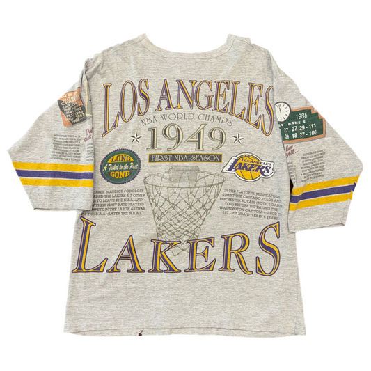 80’s Los Angeles Lakers AOP Tee Sz L