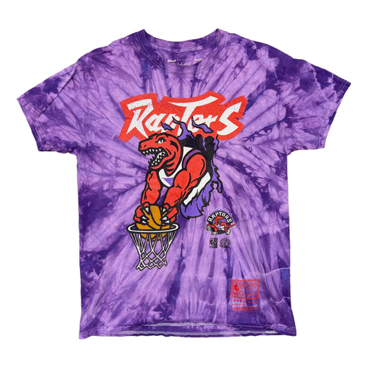 Mitchell & Ness Toronto Raptors Tye-Dye Tee Sz M