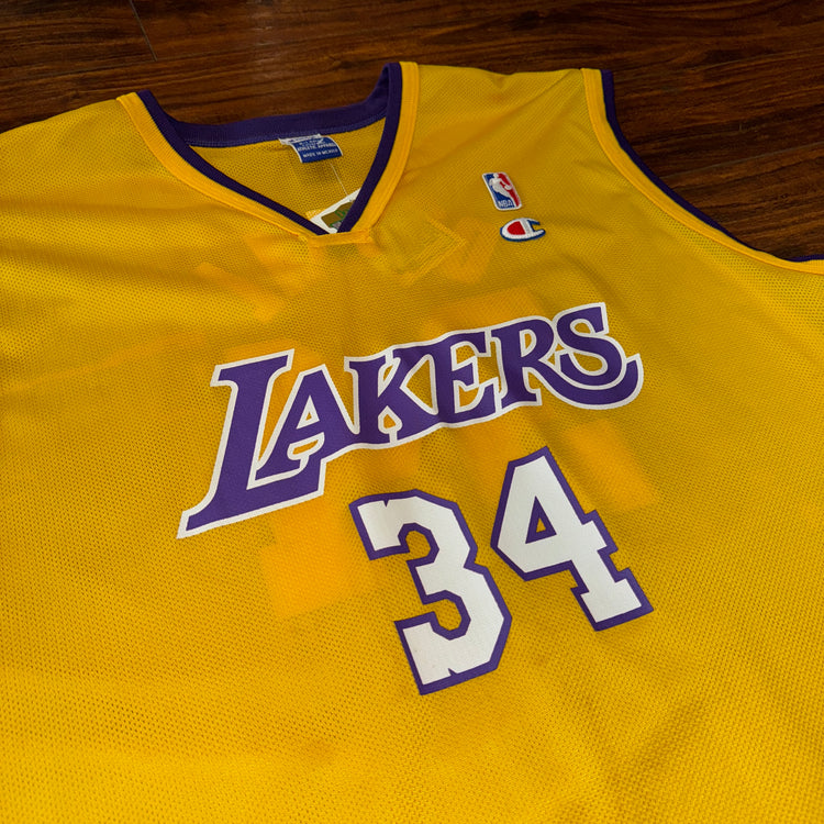 Champion Los Angeles Lakers Shaquille O’Neal Jersey Sz XL