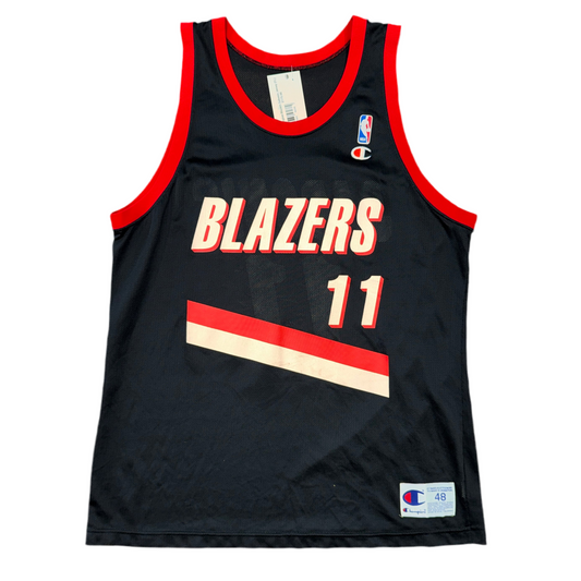Champion Portland Trail Blazers Arvydas Sabonis Jersey Sz XL