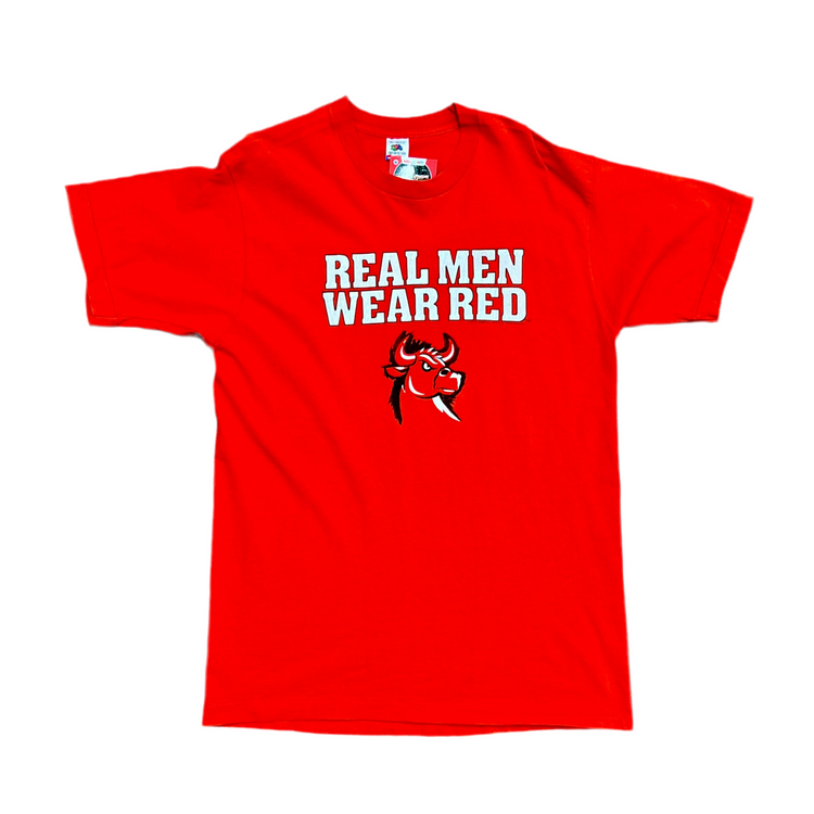 1991 Real Men Wear Red Tee Sz XL