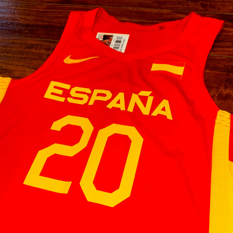 Nike 2020 Olympics Spain Team Issued SAMPLE Jersey Sz M + 4”
