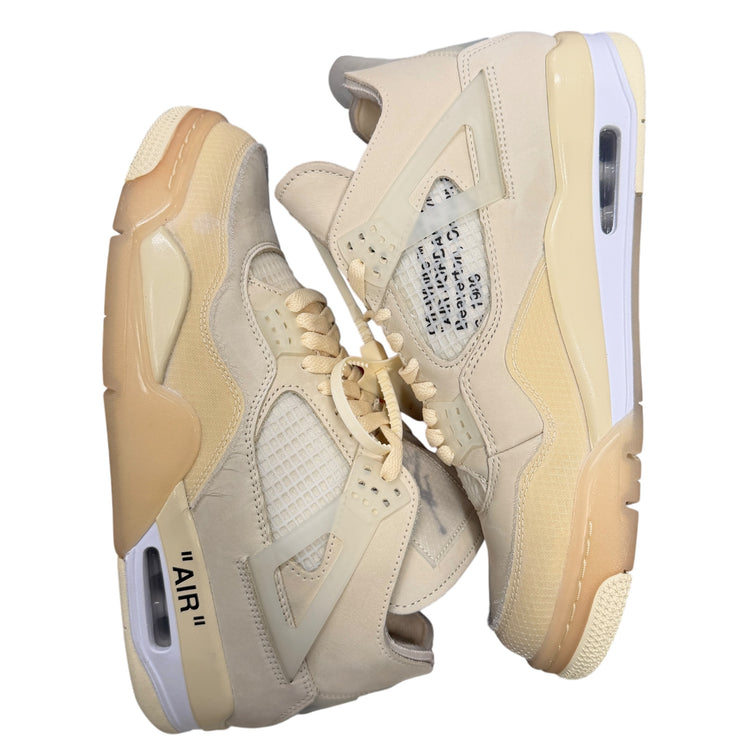 PREOWNED Jordan 4 Retro Off-White Sail W10.5/9M