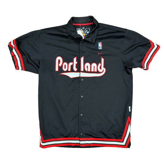Nike 00's Portland Trail Blazers Warm Up Sz L