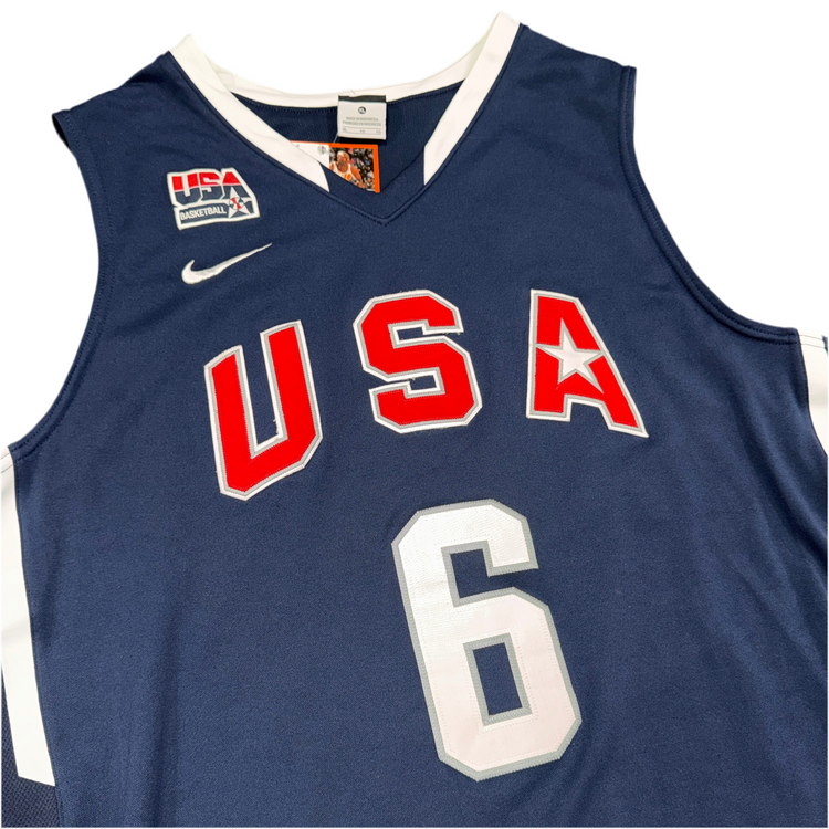 Nike 2010 FIBA LeBron James USA Jersey Sz XL