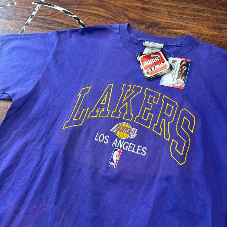 NWT Puma 00's Lakers Tee Sz L