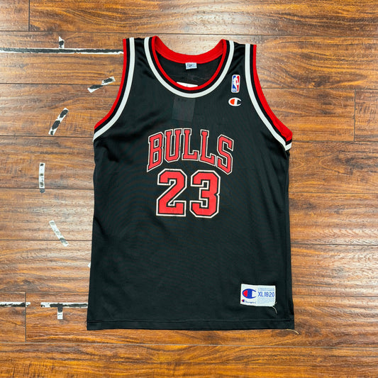 Champion Chicago Bulls MJ Jersey Sz YXL