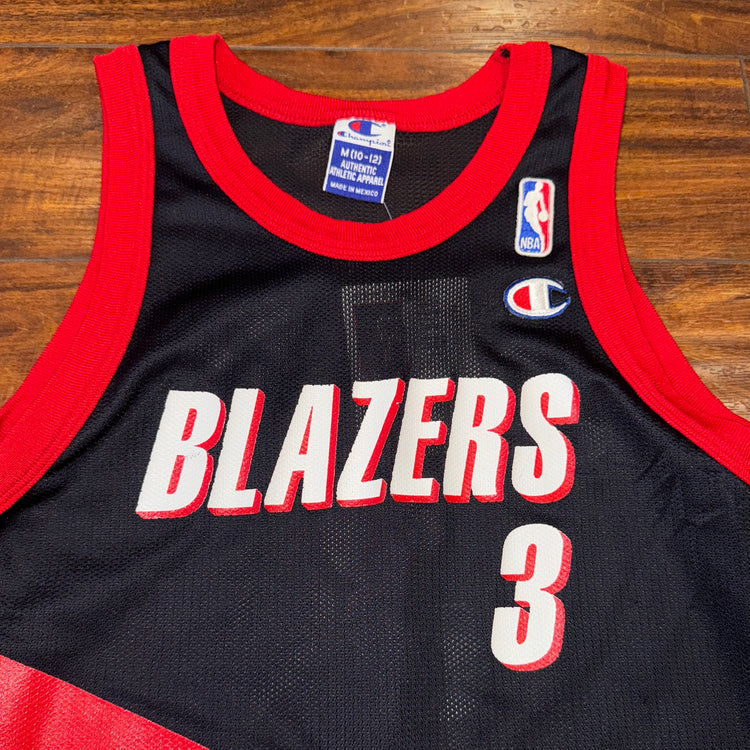 Champion Portland Trail Blazers Damon Stoudamire Jersey Sz YM