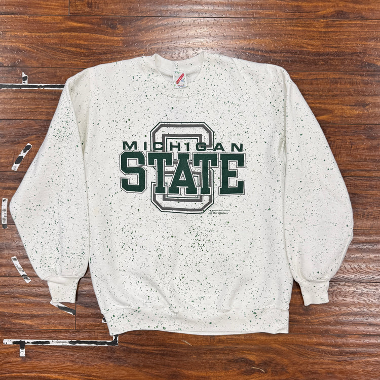 Jerzees 90's Michigan State Crew Sz XL