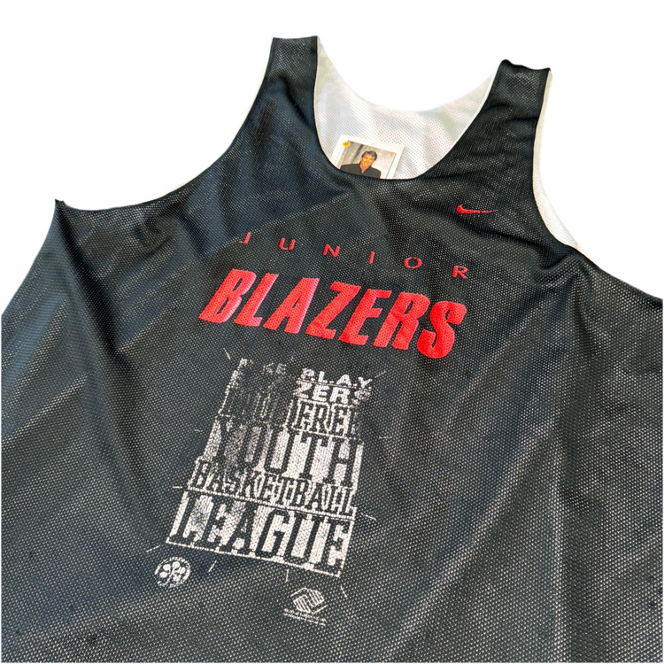 Nike Jr Portland Trail Blazers B&G Club Jersey Sz L