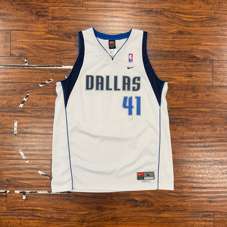 Nike Dallas Mavericks Dirk Nowitzki Jersey Sz L