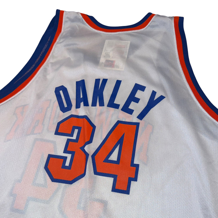 Champion 90’s New York Knicks Charles Oakley Home Jersey Sz XL