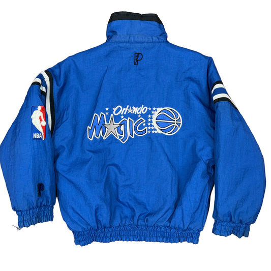 Pro Player 90's Orlando Magic Reversible Puffer Jacket Sz YM