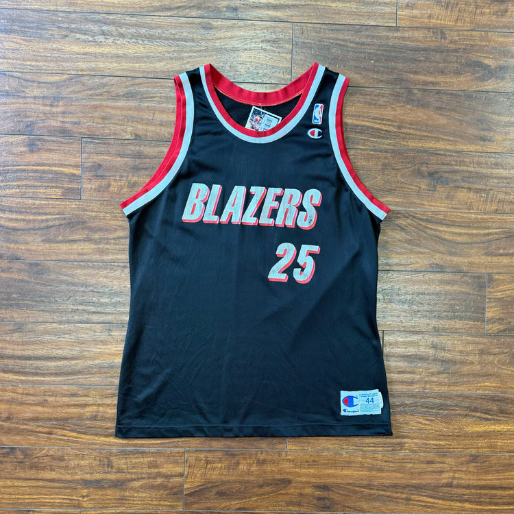 Champion 90's Blazers Jerome Kersey Jersey Sz L