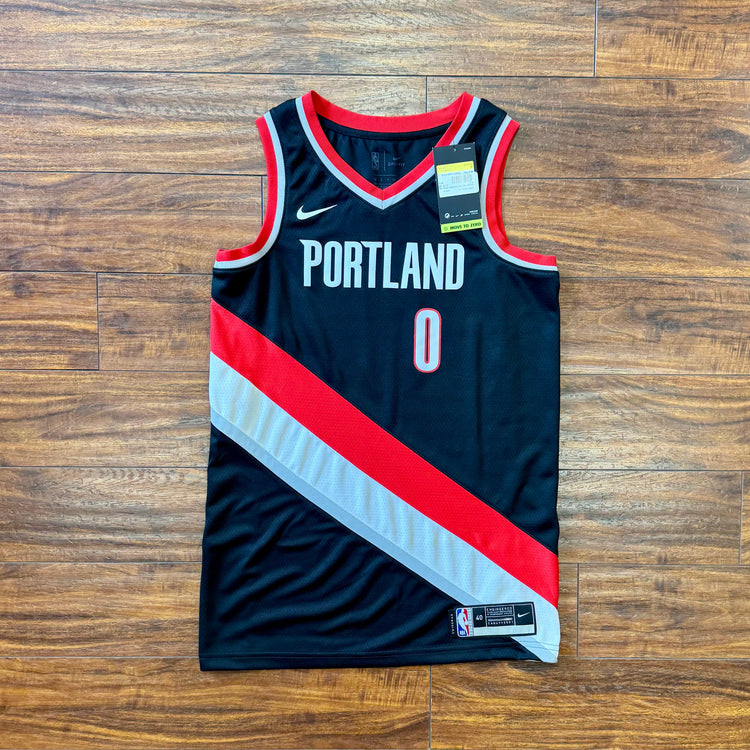 Nike Swingman Blazers Damian Lillard Jersey Sz S