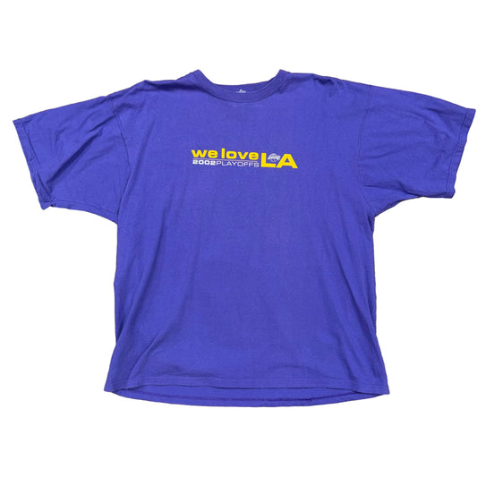 "We Love LA" 2002 Lakers Playoffs LIKE MIKE Promo Tee Sz XL