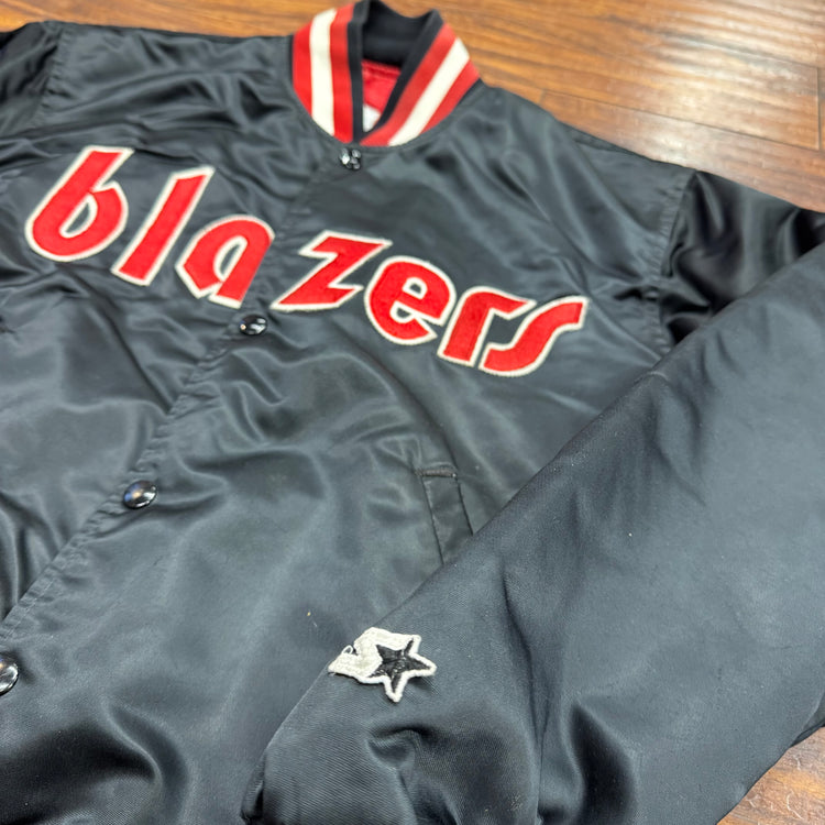 Starter 80's Blazers Satin Jacket Sz M