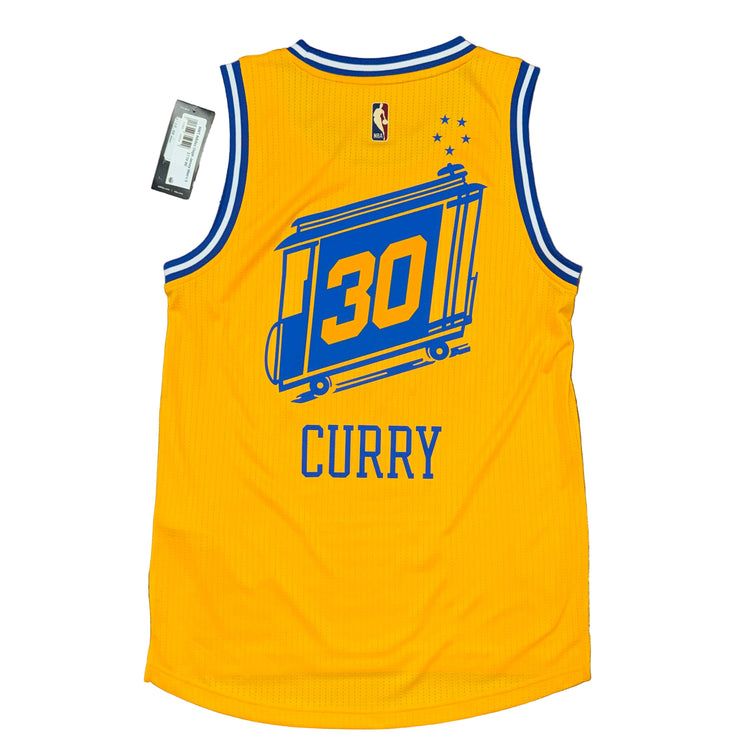 NWT Adidas Golden State Warriors Hardwood Classic Stephen Curry Jersey Sz S