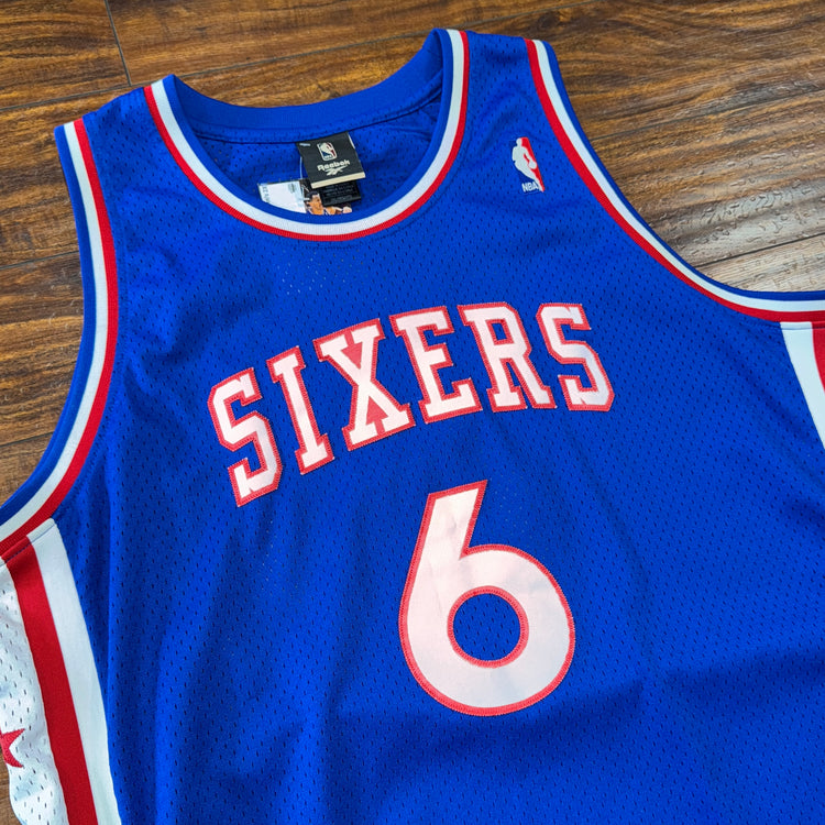 Reebok Philadelphia 76ers Julius Erving Jersey Sz 2X