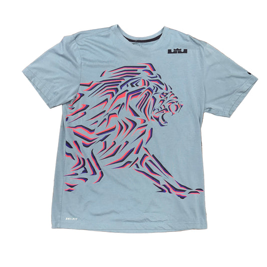 NIke LBJ Lion Sherbert Dri-Fit Tee Sz L