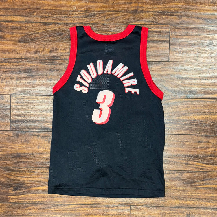 Champion Portland Trail Blazers Damon Stoudamire Jersey Sz YM