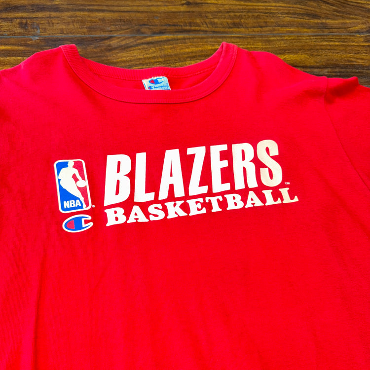 Champion 90's Portland Trail Blazers Red Sz L