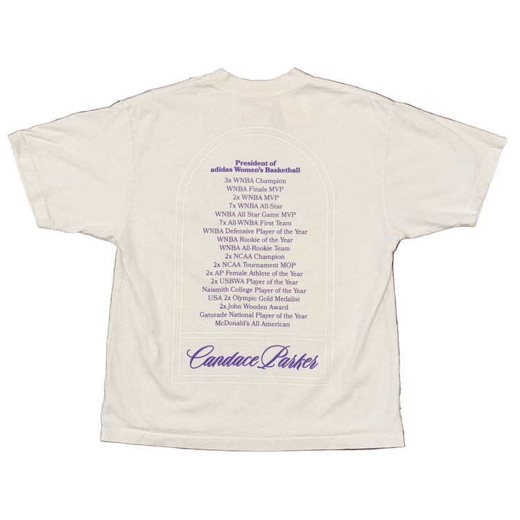 Adidas Candace Parker Accolades Tee Sz L