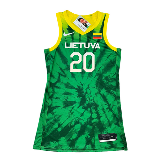 Nike 2020 Olympics Team Issued Lithuania SAMPLE Jersey Sz M + 4”