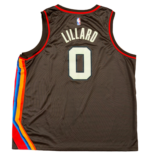 Nike 2019-20 City Edition Damian Lillard Jersey Sz 3X