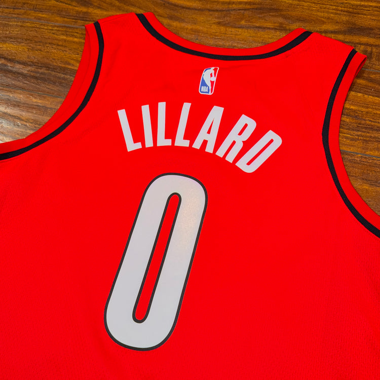 Jordan Portland Trail Blazers Damian Lillard Statement Jersey Sz XL