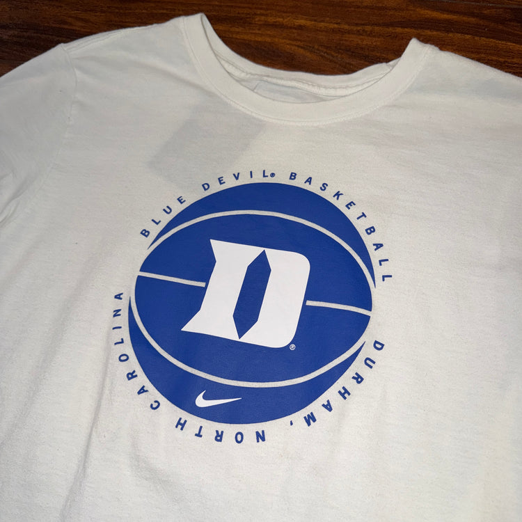 Nike Duke Blue Devils Basketball Tee Sz L