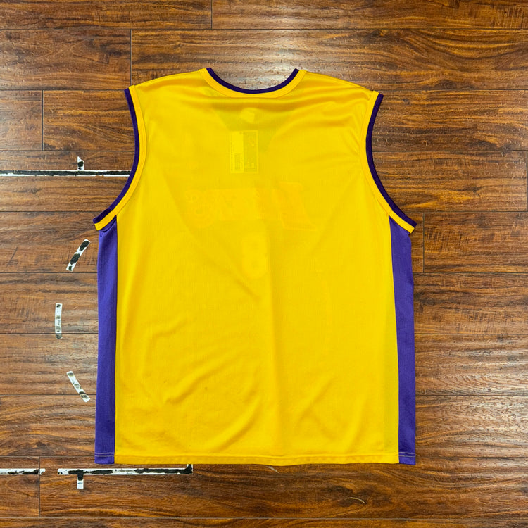 Champion Los Angeles Lakers Kobe Bryant BLANK Jersey Sz XL