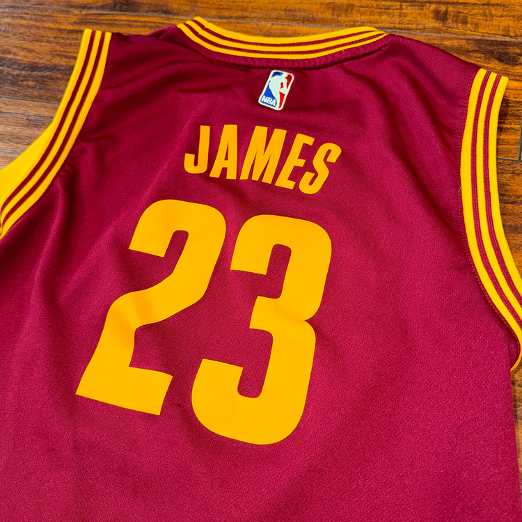 Adidas Cleveland Cavaliers Lebron James Jersey Sz YS
