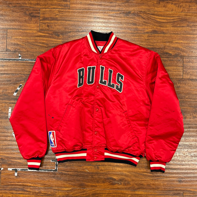 Starter Satin Chicago Bulls Jacket Sz XL