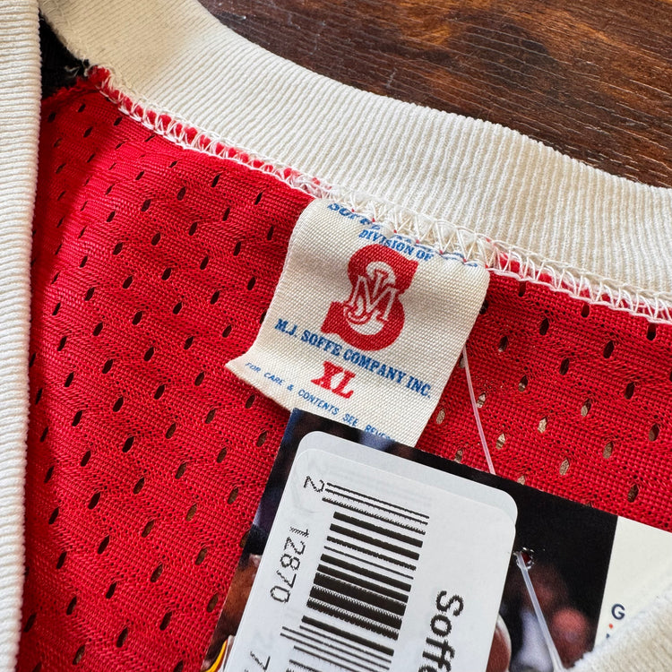 Soffe 80's Mesh Blazers V-Neck Tee Sz XL