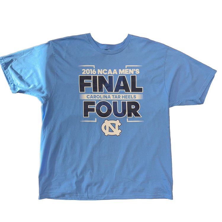 Adidas 2016 University of North Carolina Tar Heels Final 4 Tee Sz 2X