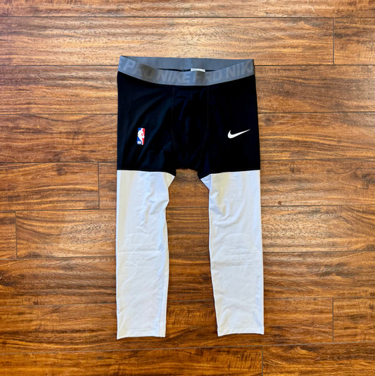 Nike Pro 3/4 Black/White Tights Men’s Multiple Sizes
