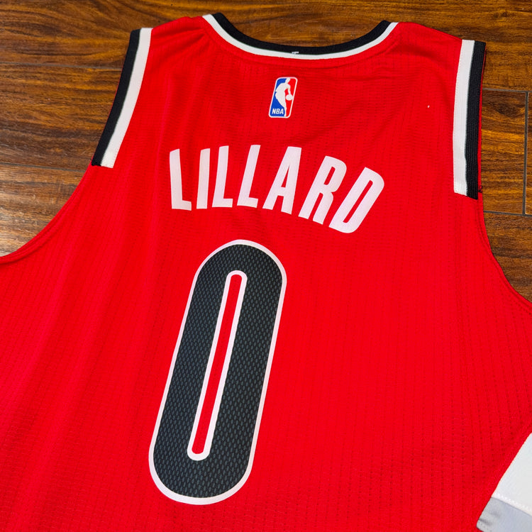 Adidas Portland Trail Blazers Damian Lillard Jersey Sz M