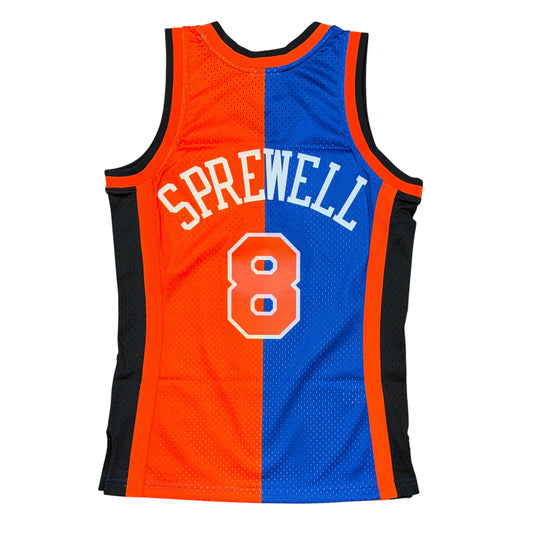 NWT Mitchell & Ness NY Latrell Sprewell Jersey Sz S