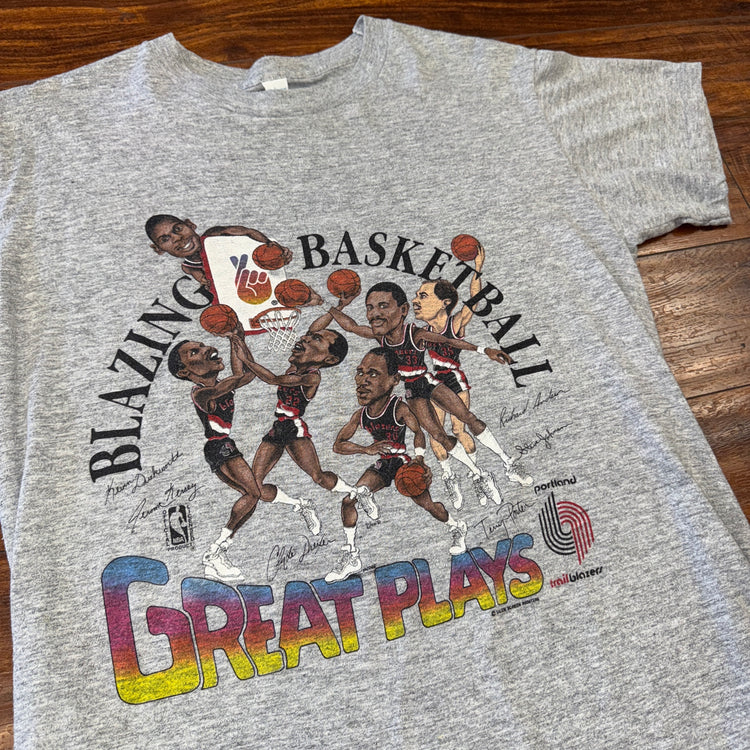 Sportswear Portland Trail Blazers Great Plays Tee Sz L