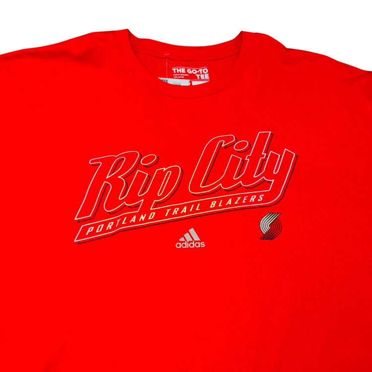 Adidas Portland Trail Blazers Tee Sz 2X