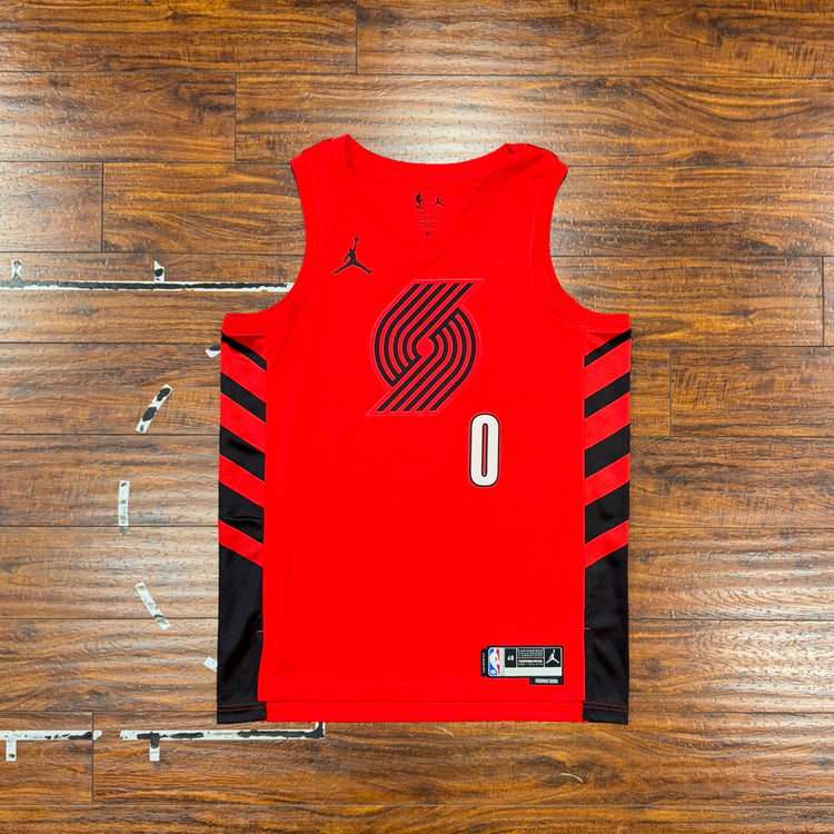 NWT Nike Portland Trail Blazers Damian Lillard Jersey Sz L