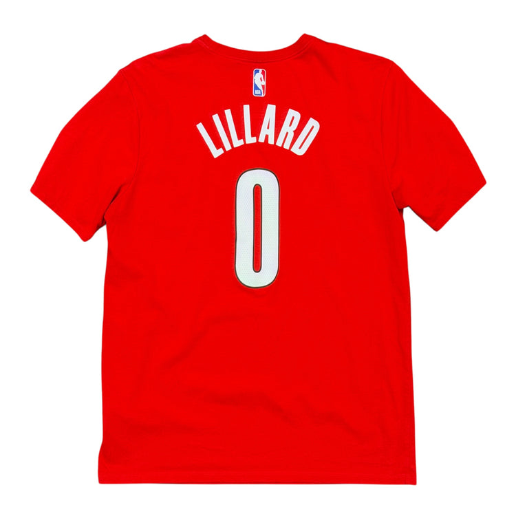 Nike Portland Trail Blazers Damian Lillard Jersey Tee Sz L