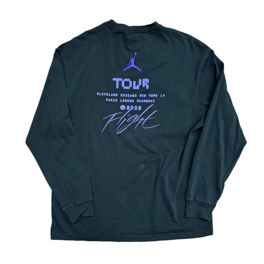 NWT Jordan 2022 Flight Tour LS Sz L