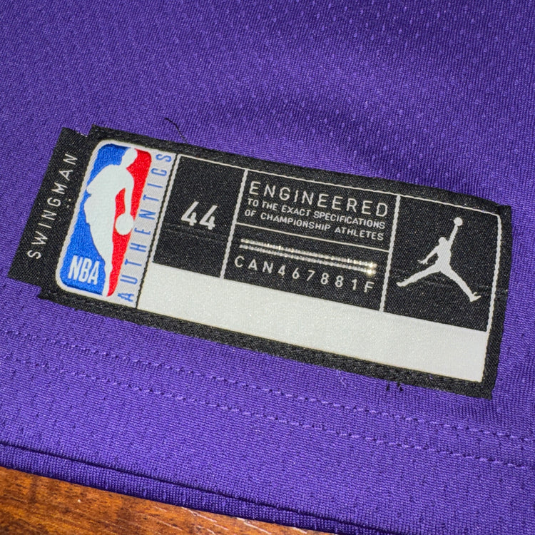 Jordan Los Angeles Lakers Westbrook Jersey Sz M