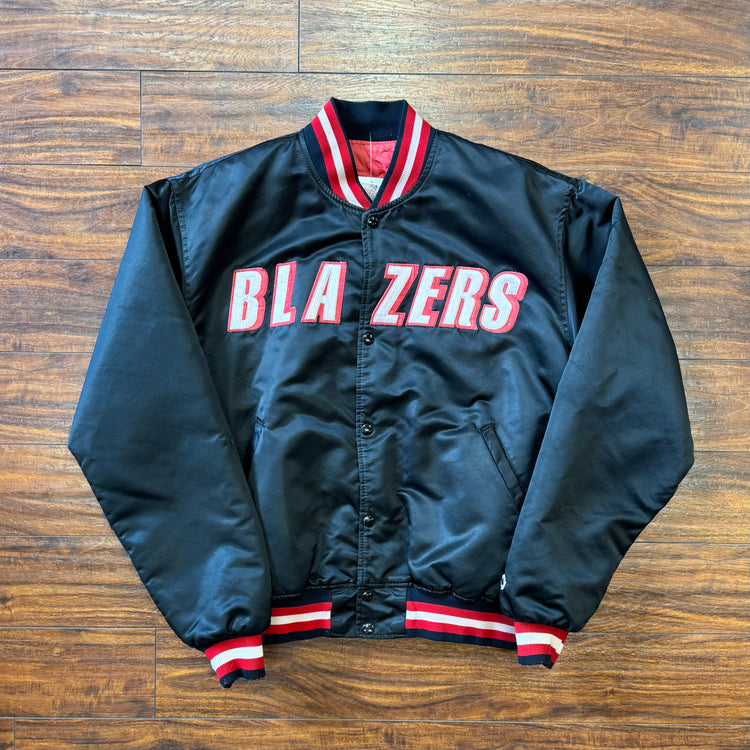 Starter 90's Blazers Satin Jacket Sz XL