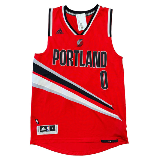 Adidas Portland Trail Blazers Damian Lillard Jersey Sz M